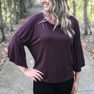 Plumb Bell Sleeve Top